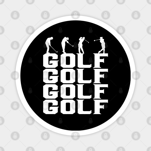 Golfers - Golfer Gift Magnet by Leonitrias Welt